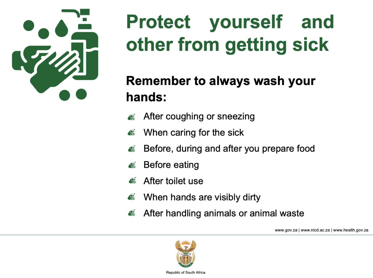 GovernmentZA's tweet photo. Here is how you can protect yourself and others from getting sick   #COVID19 #CoronaVirusSA  #CoronaAlert https://t.co/kjsmJAF0y0