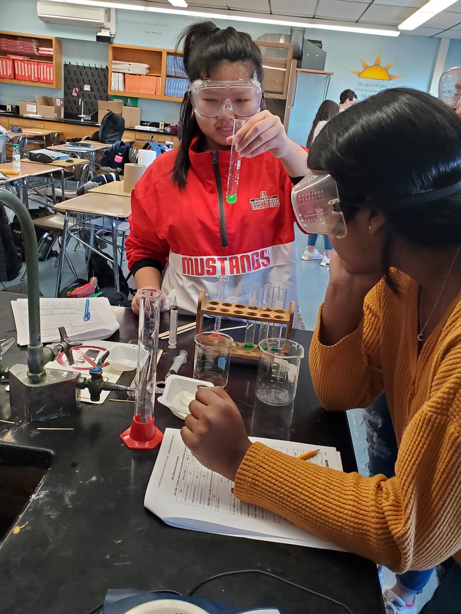 mrsadamski1's tweet photo. #APchemistry students investigating Le Chatelier's principle! #mineolaproud #mineolascience https://t.co/DuyOaG49w2