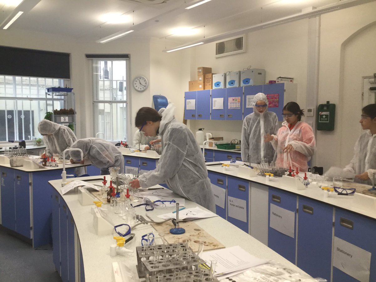 QG_Science's tweet photo. We have some of our year 8 girls on the case, hopefully they will find the culprit soon! #QGScience #WhoDunnit https://t.co/Rh0g3vRH6l