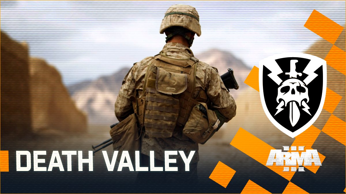 SquadALPHA_ES's tweet photo. ☝️💀 ATENCIÓN Operadores, #milsim #Arma3 de hoy en @SquadALPHA_ES:

📁Operación: "DEATH VALLEY"
🗓️Cuándo: Hoy a las 22.30Xh
🇺🇸Quién: 3rd Battalion 6th USMC
🗺️Dónde: Valle de Korengal (Afganistán)
🎯Qué: Evacuación de FOB

➡️ALÍSTATE en https://t.co/YbgUQkzYns⬅️ https://t.co/NcFWLtjWES