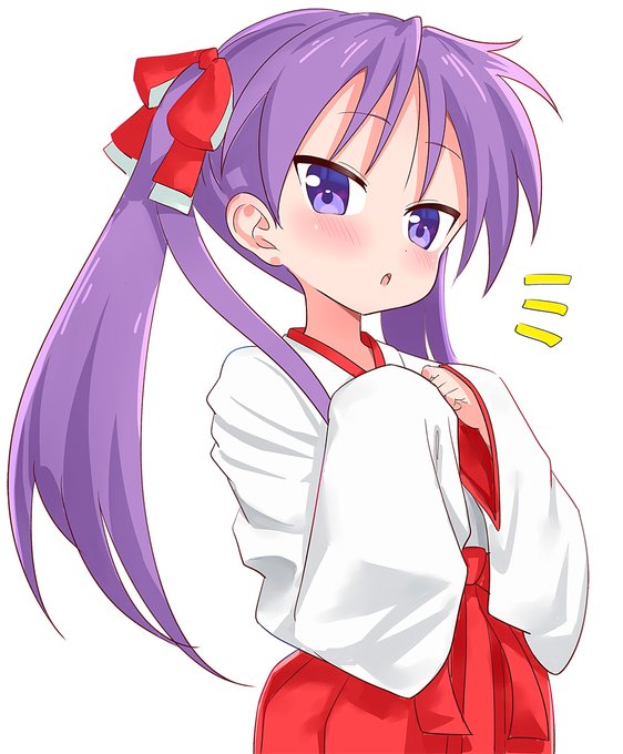 #巫女の日
らしいのでかがみん描きました 