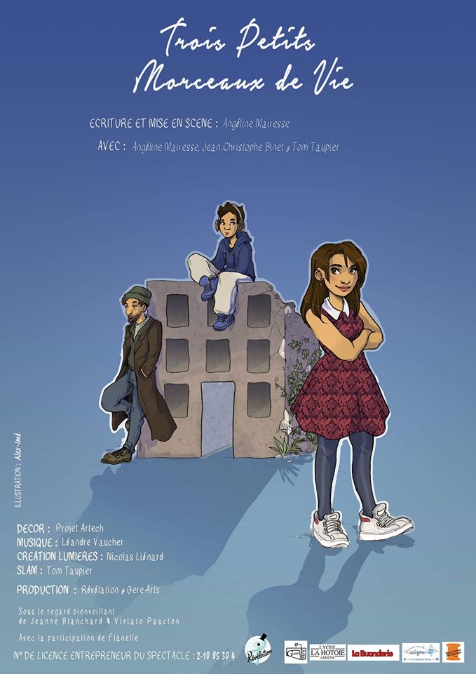 La compagnie Révélation facebook.com/assorevelation/ présente sa pièce "Trois petits morceaux de vie", ce vendredi 06 mars 2020 au Centre culturel Léo Lagrange <a href="/AmiensMetropole/">Amiens Métropole - Ville d’Amiens</a>. Avec du <a href="/ProjetArtech/">projet artech</a> dedans !