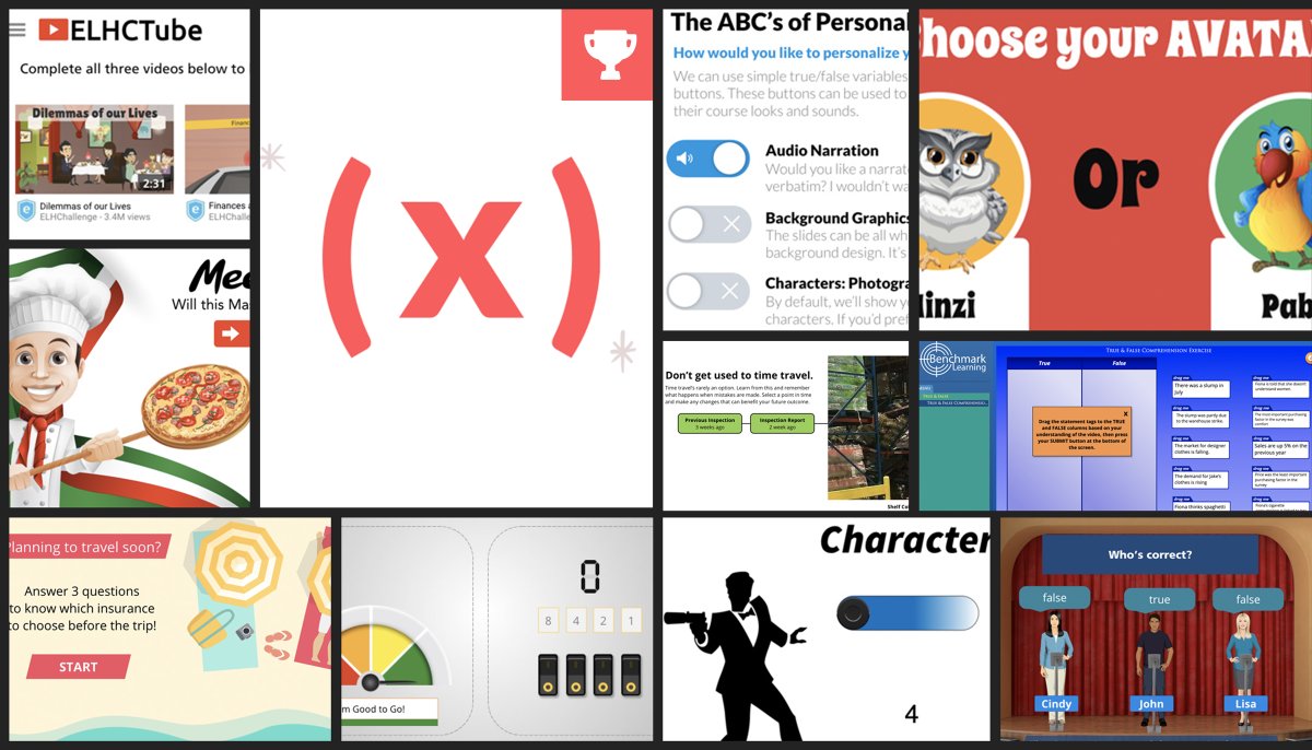 23 Dynamic Ways to Use True/False Variables in #Elearning  bit.ly/ELHRecap271
