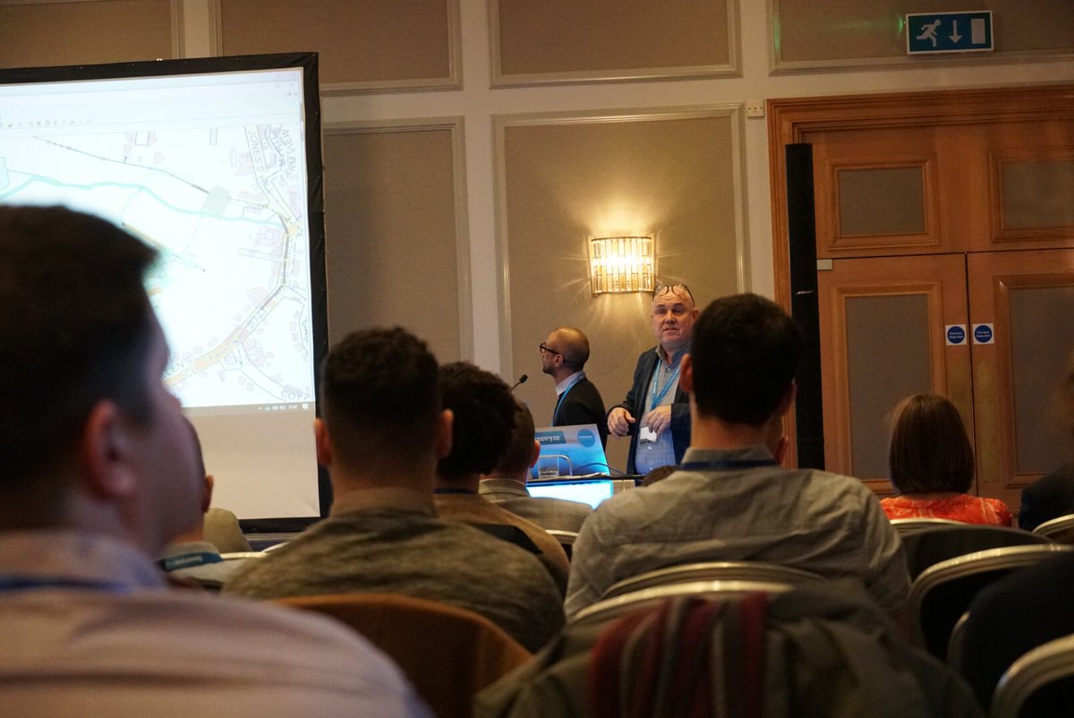 Raj_Trinnex's tweet photo. Terrific presentation on delivering sustainable drainage design combined with practical asset management strategies at UK & European #innovyze User Conference #SuDS #assetmanagement #infoasset https://t.co/aT4ouGXN5g