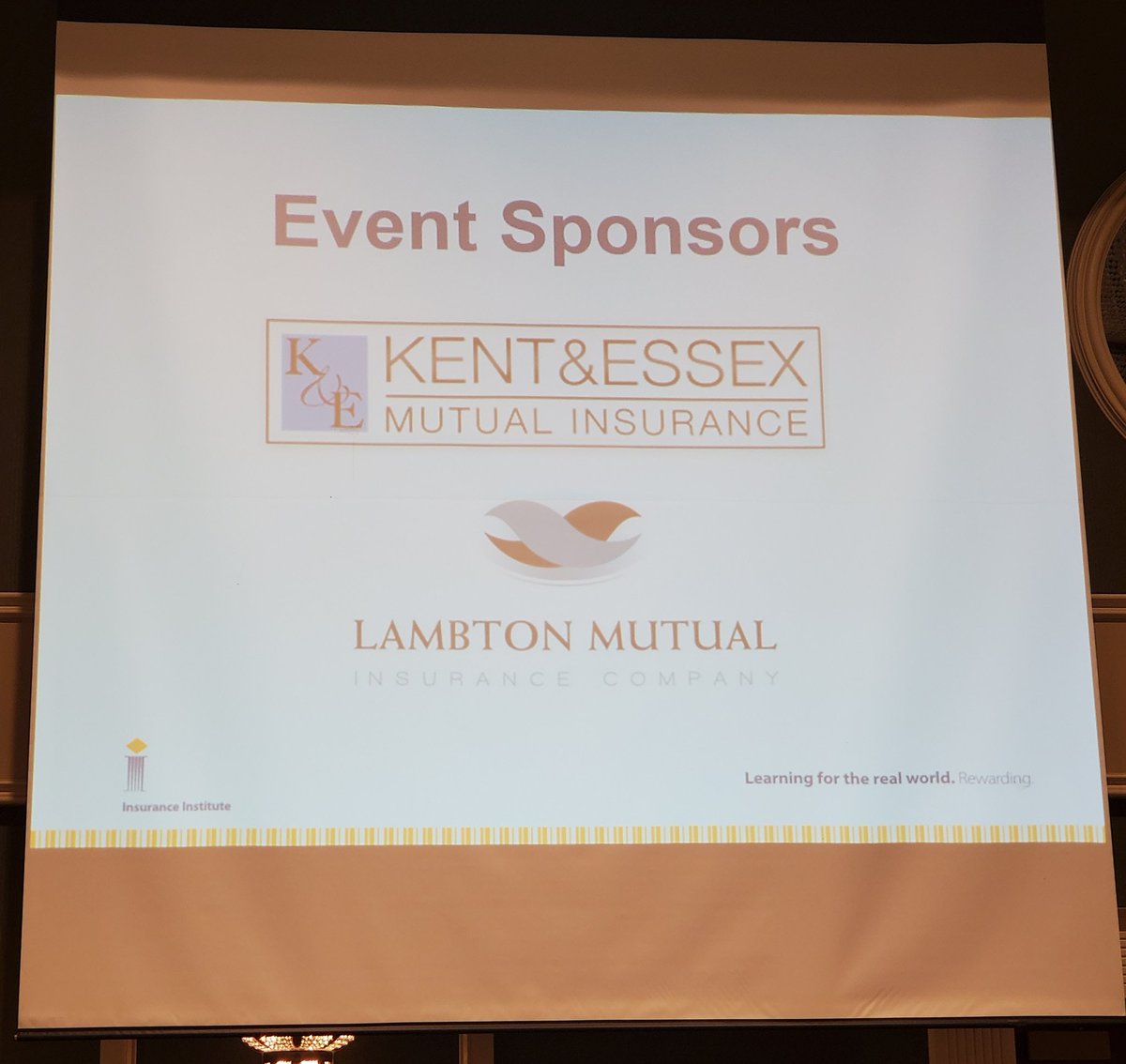 Thanks to our Event Sponsors for this morning's Speakers Breakfast - <a href="/kemutual/">Kent & Essex Mutual Insurance</a> &amp; <a href="/lambtonmutual/">Lambton Mutual</a>. #swobreakfast