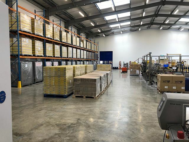 Powerfloat floor in a recently completed mustard factory for Condimentum looking great 👌 #colemans #teamgreen