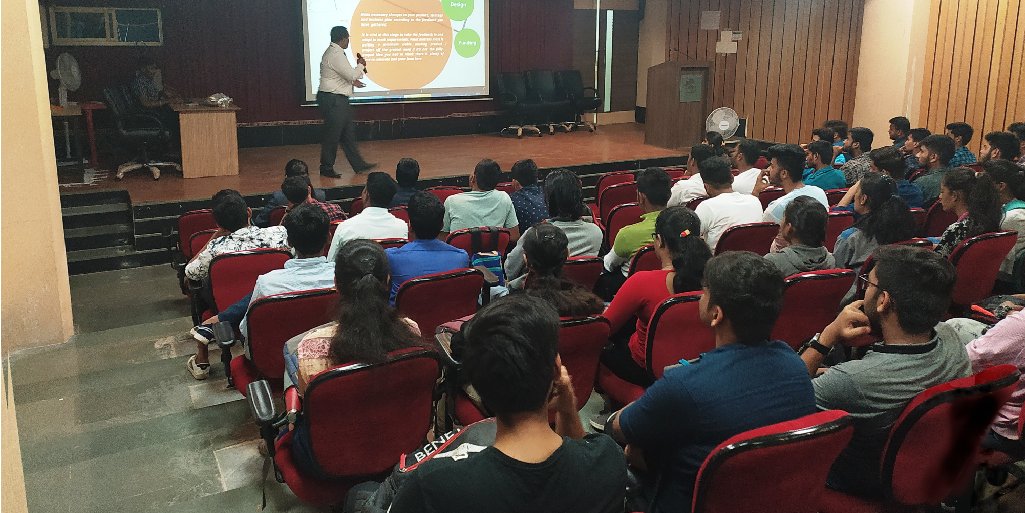 SandipInstitute's tweet photo. MHRD IIC’s Student Council, in coordination with Mrs. Anjali Deore Start-up Coordinator, MHRD IIC, organized an informative workshop on Product Development on 18th Feb 2020. Professor Vasim Shaikh from the Dept of Mechanical Engineering, SITRC was the Guest Speaker at the event. https://t.co/I7Radkh5E9