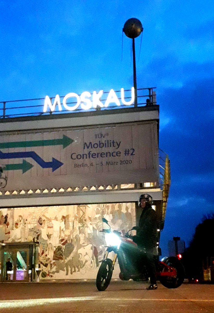 eROCKIT_Bike's tweet photo. A very important and interesting event at #Moskau in #Berlin! #eROCKIT at TÜV Mobility Conference 2020. TOPICS. #RoadSafety #AI & #multimodality #TÜVMobiCon #emobility #cafemoskau #cafemoskauberlin #cafemoscow #electriccars #electriccity #innovation #smartcity @vdtuev_news https://t.co/ijO83lX66l