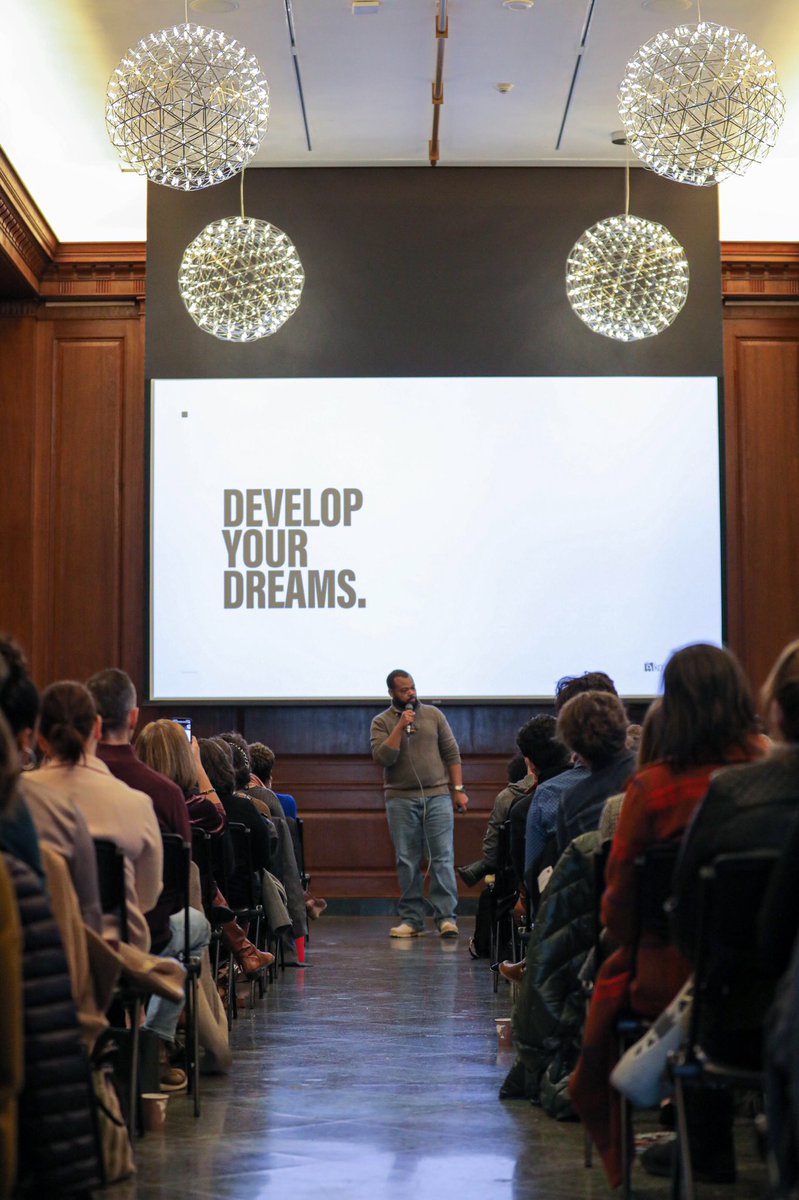 CM_RDU's tweet photo. “Stop trying to follow your dreams. It’s not about investing in the dream, develop the dream.”
#tbt to Tobias Rose incredible talk on #CMinvest in Durham last week.cant wait to rewatch when in need of motivation
📷 @scaroline27 https://t.co/j7zIbB4egN