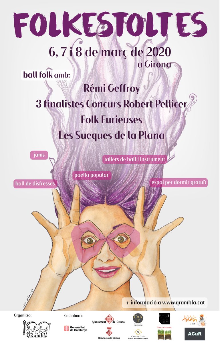 FMediterrania's tweet photo. Demà i fins diumenge, #Qrambla celebra el #Folkestoltes2020.
Destaquem l'actuació d div a les 22h dels grups novells d música folk finalistes dl Concurs Robert Pellicer: Madame Gató, Camònia i Aixopluc. El guanyador serà a l'#HumusMediterrani, l'off de pura arrel d #FMediterrania https://t.co/ZC9OKpCKdy