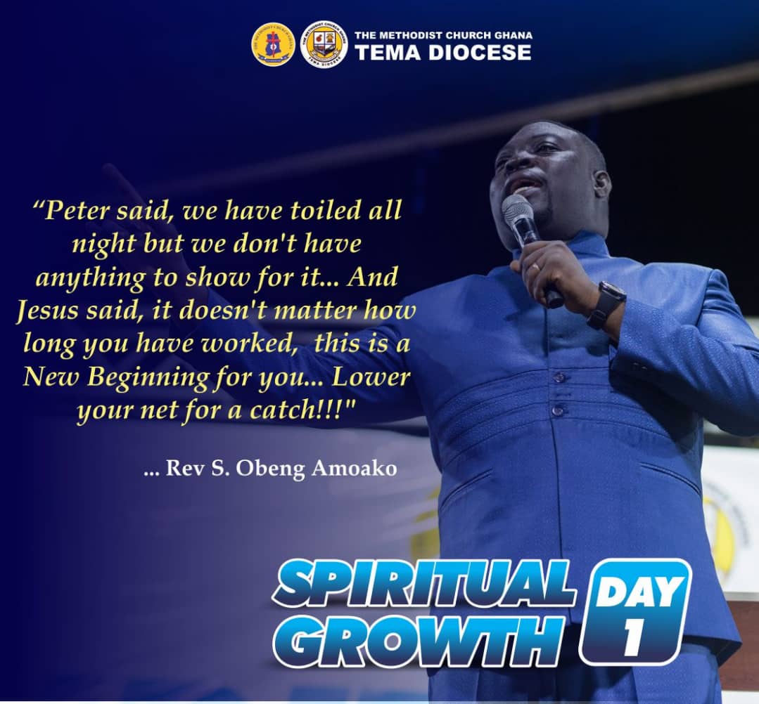 mcgtemadiocese's tweet photo. ~~~SpiritualGrowth ~~~
#Day 1
#SpiritualGrowth
#Discipleship
#MultimediaMinistry
#MCGTemaDiocese
#TheMethodistChurchGhana https://t.co/h1gU7nLgo7