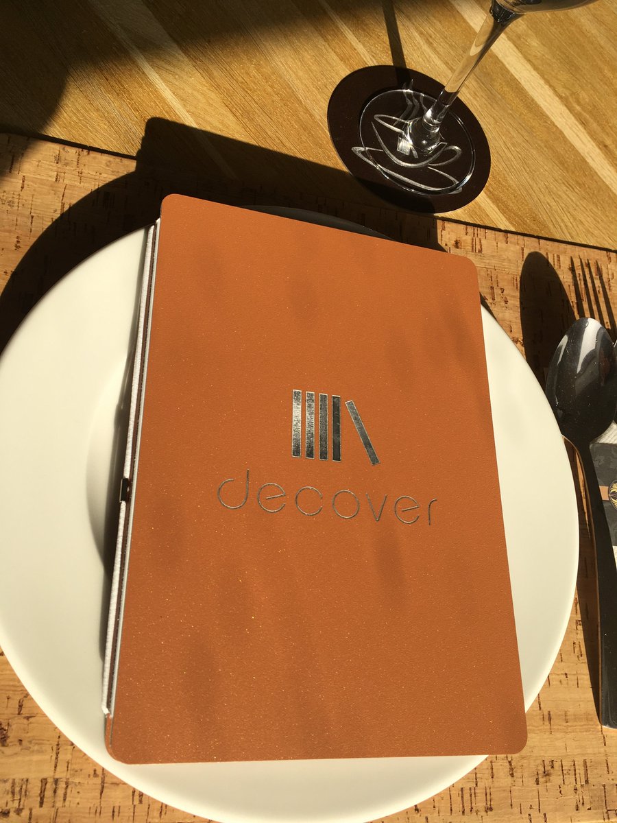 horecamenukaart's tweet image. Will this wind and rain ever stop? Our moody thoughts yesterday. And just look what happened! A few rays of sun, caught by this menucover. Spreading warmth and happiness in the room and on our table! 

#menucover
#menucovers
#speisekarte
#portemenu
#hospitalitydesign
#restaurant