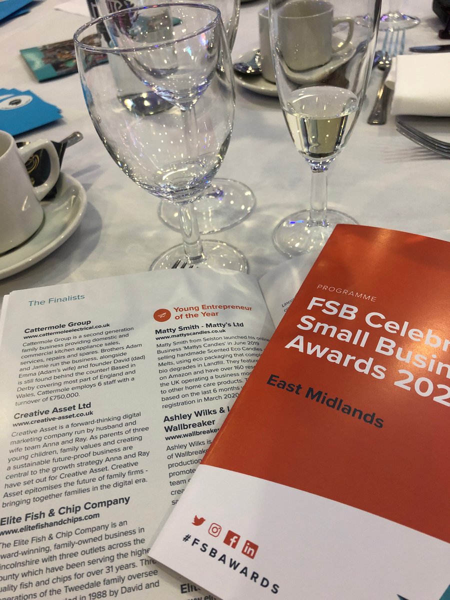 creative_asset's tweet photo. Proud to be attending the FSB East Midlands today - congrats to all the finalists and of course to the winners so far 🤩🥳 @FSBEastMids @FSB_Voice @SharpeByName #FSBAwards https://t.co/lhgFb0EjAk