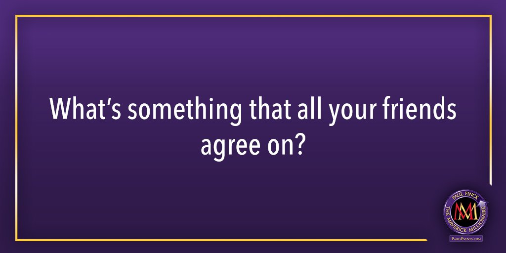 PaulFinckPro's tweet photo. My friends and I agree that actions speak louder than words. What about you and your friends? 🤔🤔🤔

#PaulFinck #Entrepreneur #MillionaireMentor #LikeMinds https://t.co/VOSofSyxj6