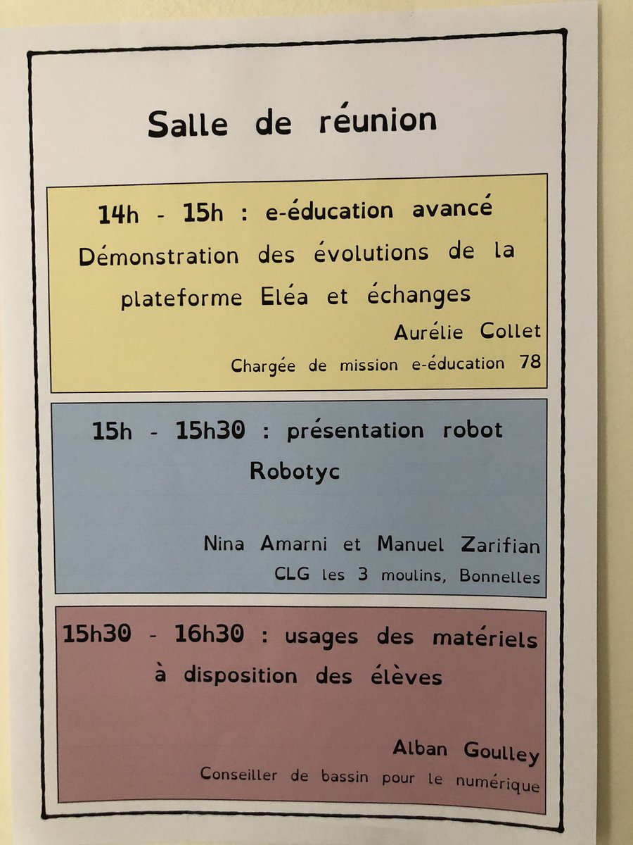 CoralieBrodt's tweet photo. FUN de Rambouillet. Présentation et échanges autour des évolutions de la plateforme avec le groupe des « avancés »
#FUNacver
@acversailles
@DANEVersailles
@lyc_bascan_ramb https://t.co/uKTp5Mlcw0