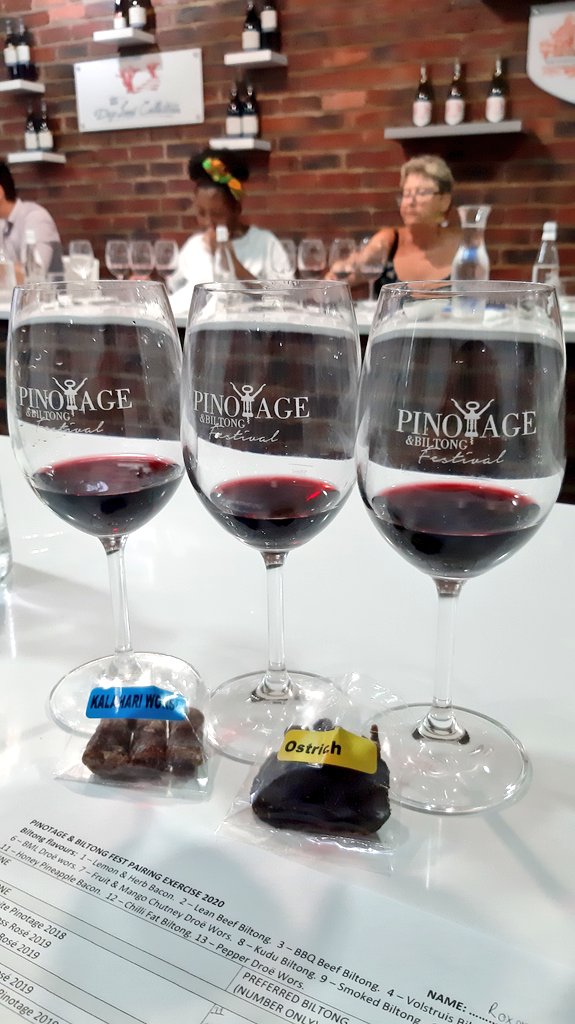 Having the absolutely terrible task this afternoon of helping the fabulous team behind the <a href="/PinoBiltongFest/">Pinotage and Biltong Festival</a> pick pairing combinations for the upcoming festival in April on the 18/19 at @PerdebergWinery

This is not an event you want to miss! 😀 🍷