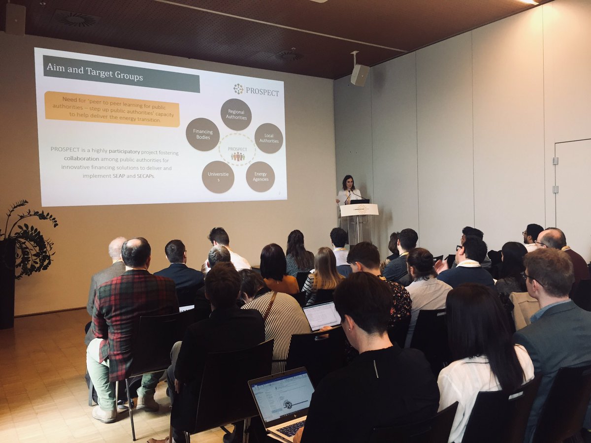 Fedarene's tweet photo. The #H2020PROSPECT workshop on #GreenFinancing is starting at the #WSED2020 in wels 🇦🇹 project partners, several mentors and mentees are here to share their experience with the #P2P learning programme and #innovative financial mechanisms. https://t.co/47a9GFlJ4i