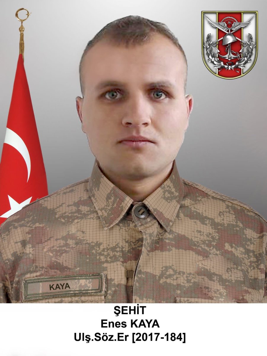 chpgaziantepil's tweet photo. Ruhun şad olsun Şehidim 🇹🇷

#İdlibGerginliğiAzaltma Bölgesi Harekatı kapsamında yapılan saldırı sonucunda vatan evladımız, hemşehrimiz Sözleşmeli Er Enes Kaya #şehit olmuştur. 
Şehidimize Allah’tan rahmet ailesine ve milletimize baş sağlığı diliyoruz. https://t.co/z6URDBcdOX