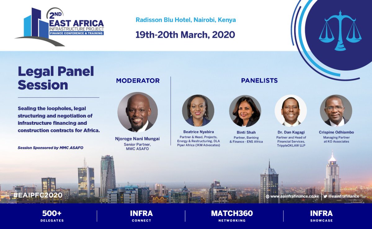 Long and complex infra financing and construction contracts entail sharing of risks and returns among the different stakeholders.What are the emerging issues in the structuring of these contracts <a href="/ENSlaw/">ENS</a> <a href="/K_Oassociates/">KO Associates</a> <a href="/dlapiper/">DLA Piper</a> <a href="/TripleOKlawLLP/">TripleOKLaw LLP</a> <a href="/Bowmans_Law/">Bowmans</a> <a href="/HHM_Law/">Dentons Hamilton Harrison & Mathews</a> <a href="/MumaKanjama/">Muma & Kanjama Advocates</a>