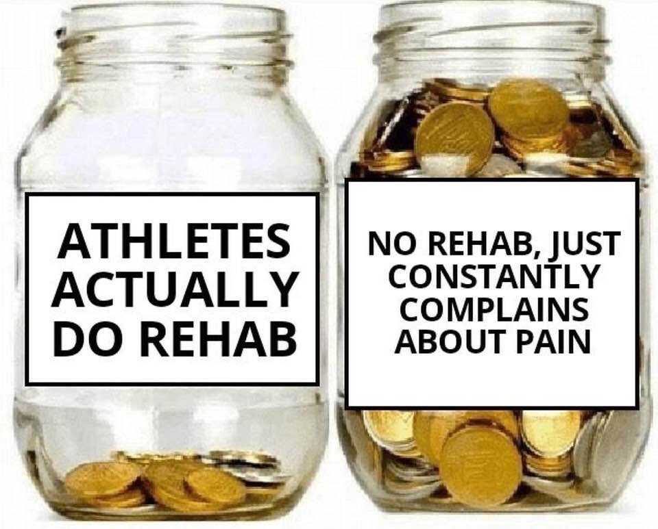 atcwag's tweet photo. Happy #NATM Day 5. Do. Your. Rehab. https://t.co/KOJbTTKfBP