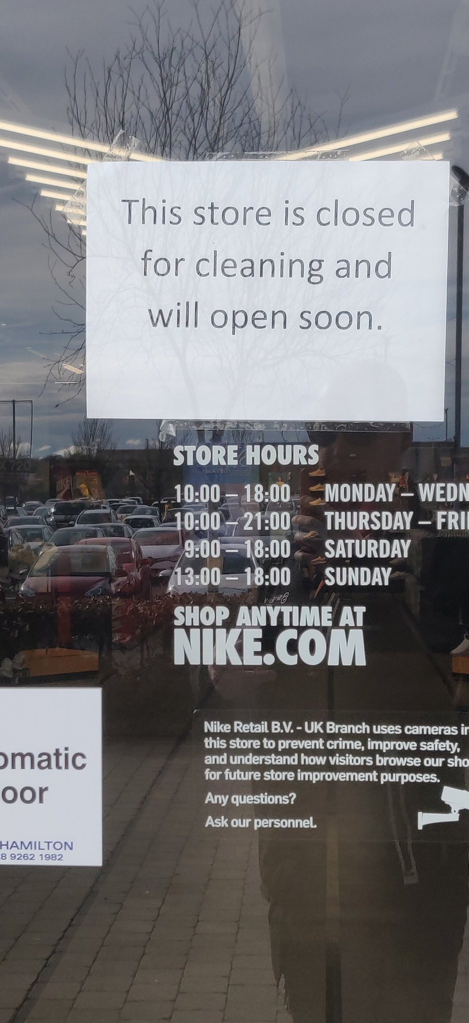 nike junction one opening hours