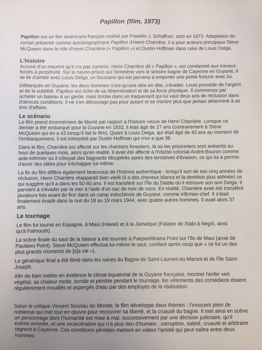 Archi-Corps / <a href="/Patrimoinefill1/">Patrimoinefillol</a>  / Cinema 3F projection du film Papillon en lien avec le projet sur le Bagne avec le Pôle Arts Plastiques au clg Font de Fillol <a href="/6fourslesplages/">Ville de Six-Fours les Plages</a> <a href="/ArianePigaglio/">Pigaglio François Ariane</a> <a href="/CardieNice/">CardieNice</a>  <a href="/zazie83/">Laure Mayer</a> <a href="/JR_Arts_06/">JRarts J.Rouch</a>