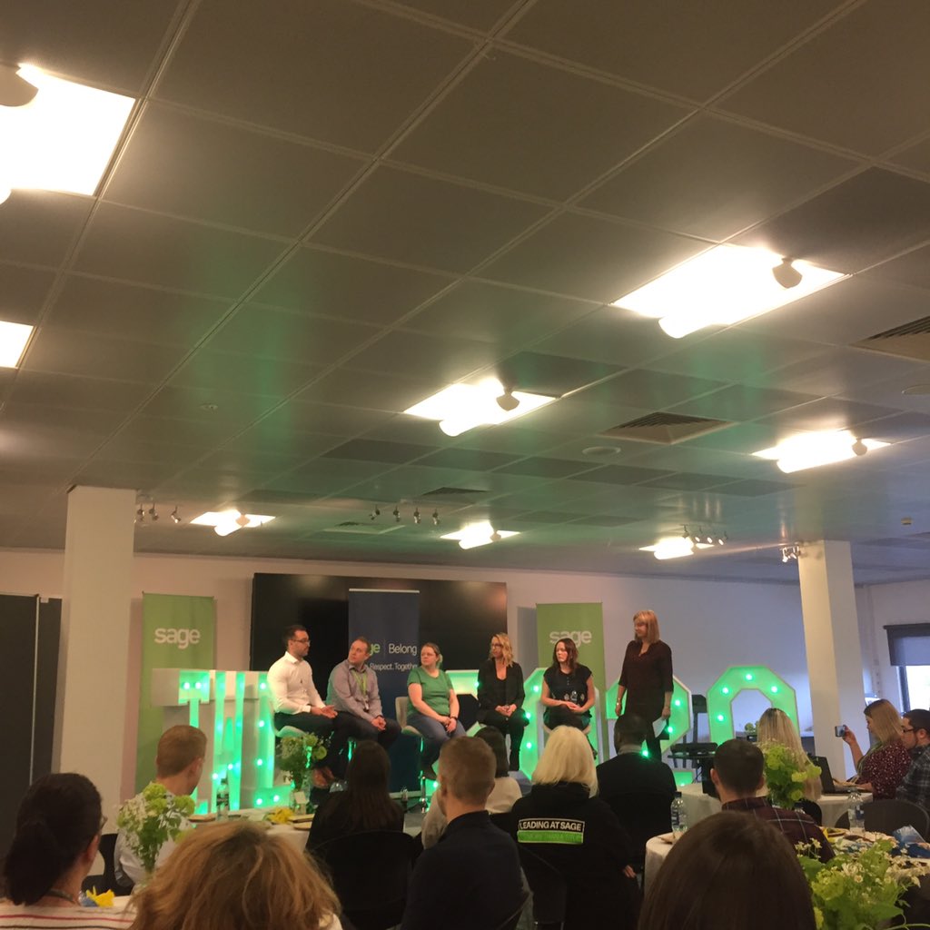 Great to hear our <a href="/sageuk/">Sage UK</a> <a href="/sagegroupplc/">Sage</a> panel talking about the importance of supporting each other to belong in the run up to #InternationalWomensDay 💚 #LifeatSage #inclusive