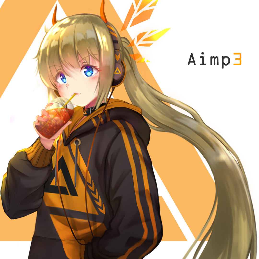 Aimp3 Upgrade Music ヘッドホン Girl Cute Ijac Ray のイラスト Aimp3 Upgrade Music ヘッドホン Girl Cute Ijac Ray のイラスト