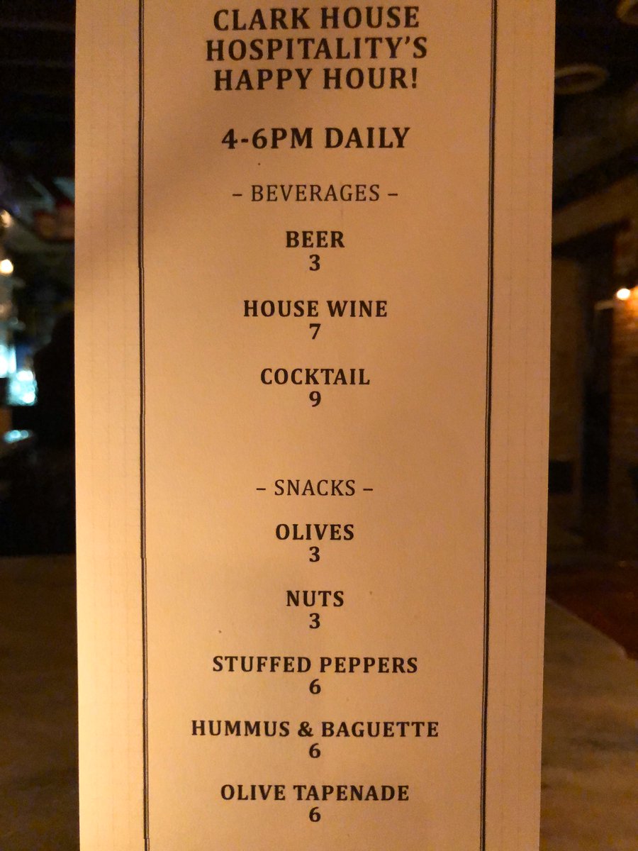 Airplane-style* cocktail $9 for Happy Hour 

Join us 4-6pm Mon-Sat, w/ menu featuring bar nuts, castlevertrano olives ($3), stuffed peppers, olive tapenade, hummus ($6) along with $9 cocktail / $7 wine / $3 beer specials⠀
⠀
*mini-bottles presented with an in-flight flair