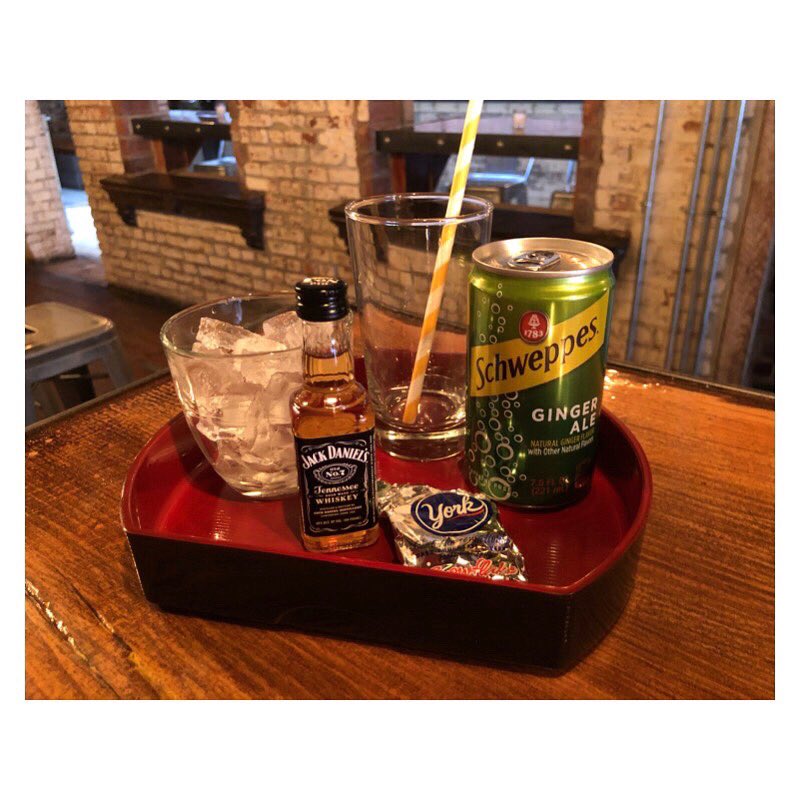 12SecondStreet's tweet photo. Airplane-style* cocktail $9 for Happy Hour 

Join us 4-6pm Mon-Sat, w/ menu featuring bar nuts, castlevertrano olives ($3), stuffed peppers, olive tapenade, hummus ($6) along with $9 cocktail / $7 wine / $3 beer specials⠀
⠀
*mini-bottles presented with an in-flight flair https://t.co/cc2yj9Uqaz