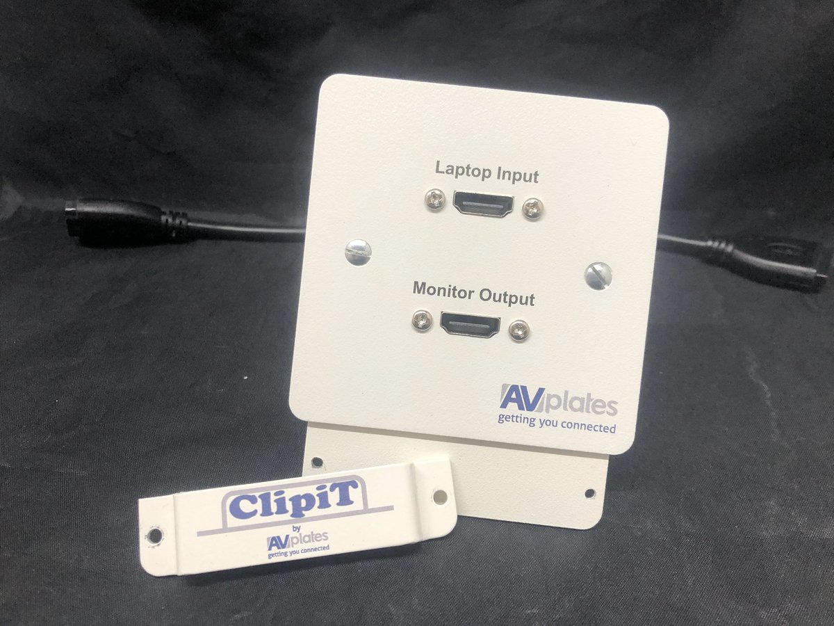 avplates's tweet photo. ClipiT by AVPlates on display at @UniAV Technology Day in Leeds. #secureyourcables #retrofit to your #avplates @DalenTOPTEC @Intevi_Ltd @PanasonicProAV @CTOUCH_displays @SaharaAV @PolarAudio @KramerElec https://t.co/rJJfq768E5