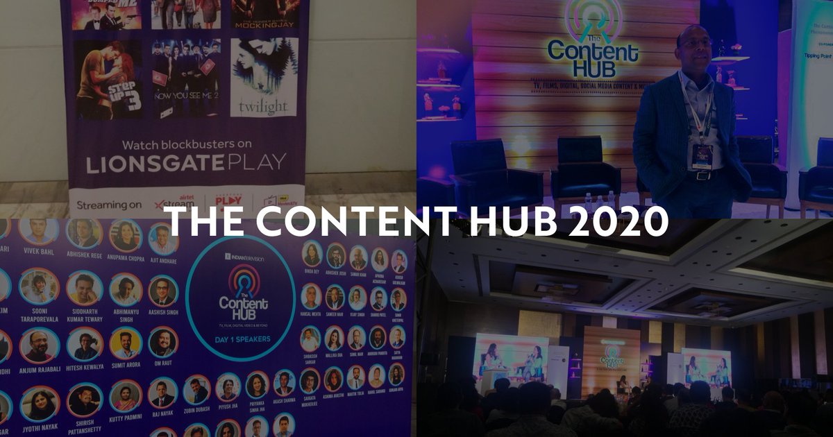 Yesterday Ravi attended #TheContentHub2020 organized by @ITVNewz in Mumbai - many interesting talks of great speakers were held! We were especially happy to follow the panel with Zubin Dubah of @ShemarooEnt talking about generating audiences for digital content.
#smarttv #india