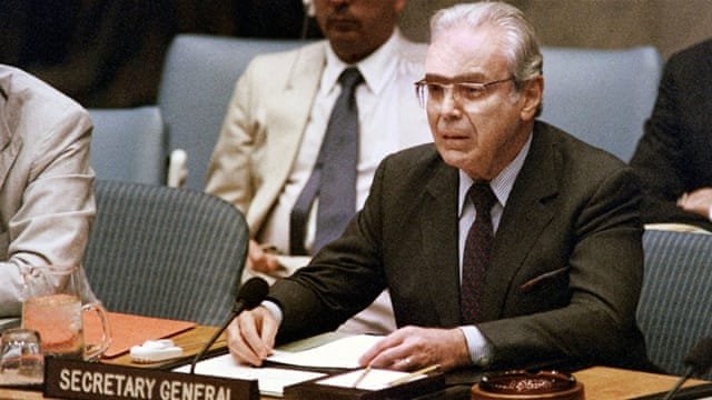 KrauseForIowa's tweet photo. His passage will not likely be noted in this country, but #PerezdeCuelar deserves recognition. He was the @UN #SecretaryGeneral most responsible for saving the institution from irrelevance. #RightPersonRightTime https://t.co/ibxMWYi19g https://t.co/n6RHrMvLSI