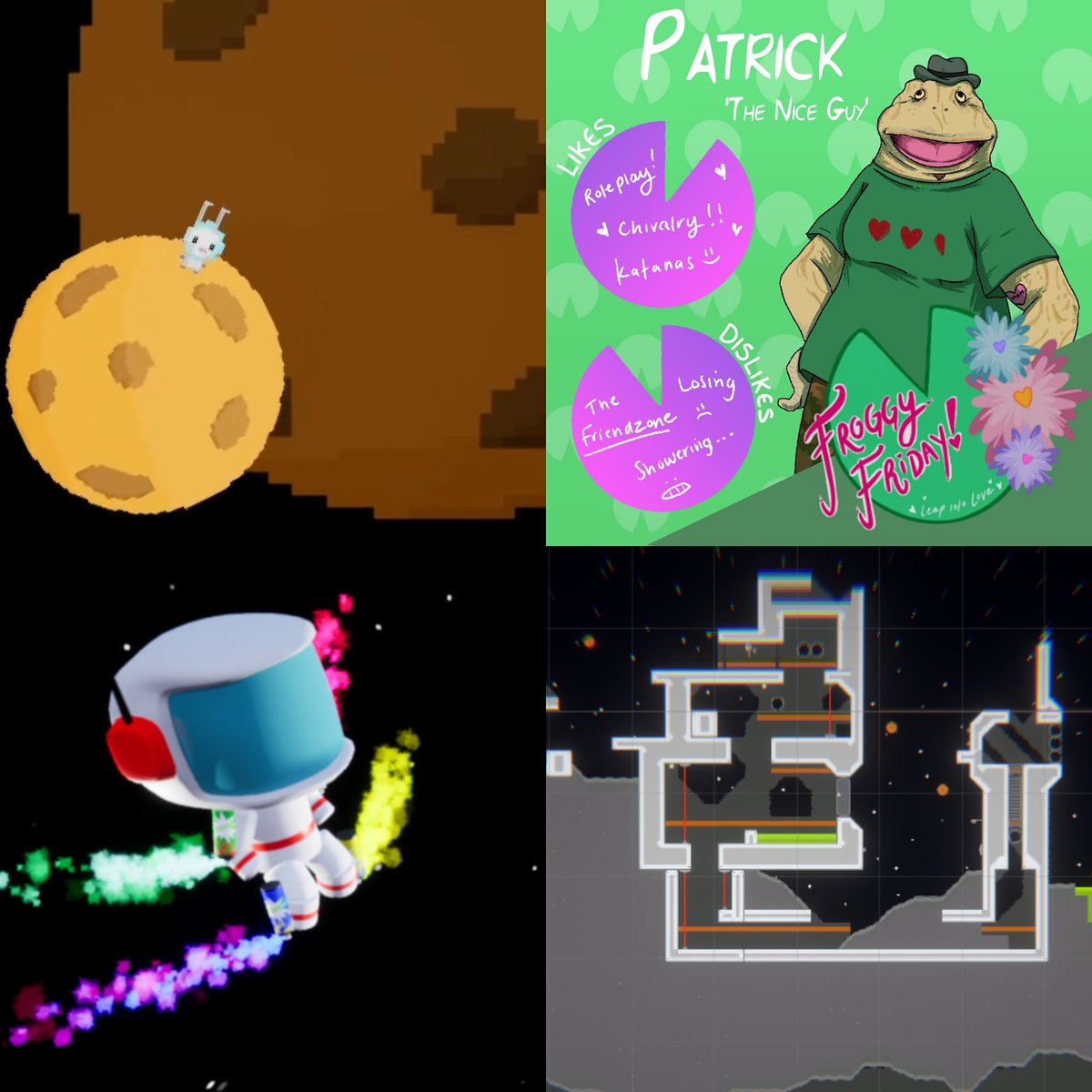 StaffsGames's tweet photo. A great selection of games made last weekend by our students for the #jamfuzer @Tranzfuser Games Jam - check out full details and links on our Facebook page - https://t.co/u70qdKM9Bh #WeMakeGames #ProudToBeStaffs https://t.co/ctbDfz9WYF