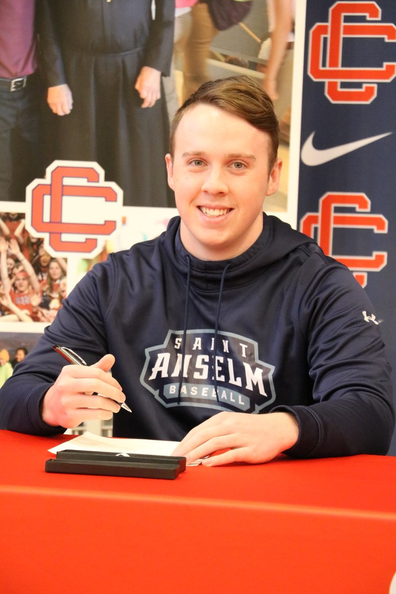 CCRaider_sports's tweet photo. We has three student athletes sign their NLI this morning. Congratulations to Carla Bouchrouche (Merrimack College Track &amp; Field) Victoria Moda (Wisconsin Crew) and Ryan Semenetz ( St. Anselm Baseball) https://t.co/wbPUm6ns83