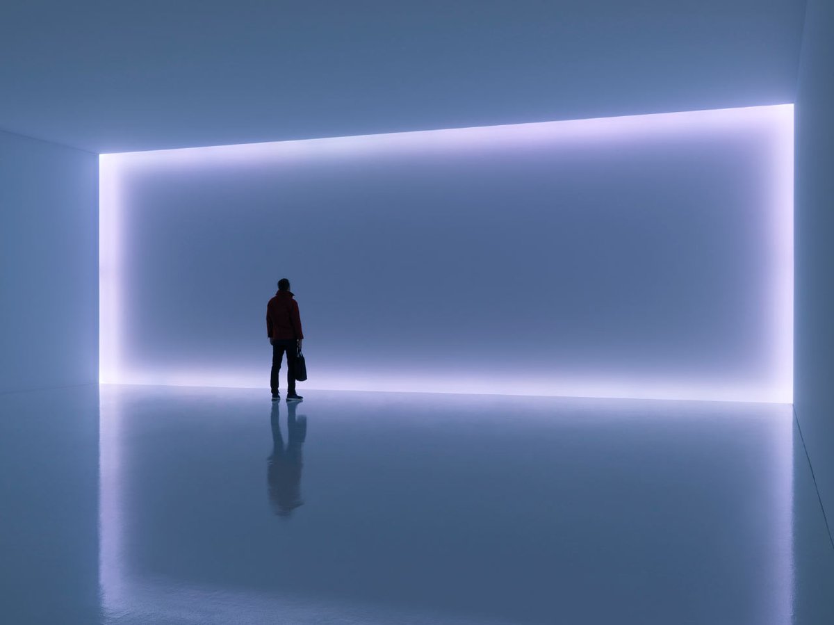 Light installations by American artist Doug Wheeler, 1970s-2010s, a pioneer of the Light and Space movement founded in the 1960s