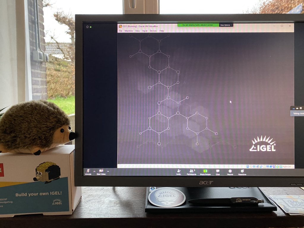 JNypels's tweet photo. Online IGEL partner demo session with Guido! 🦔👌🏻 #igel #zoom #igelos #wvd #homeoffice #igeltechnology #nextgenedgeos https://t.co/KU4EkM9A18