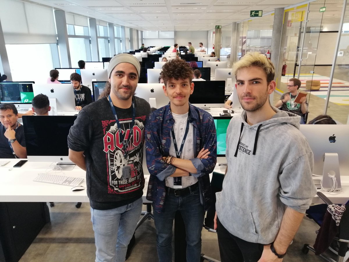 42MadridFTef's tweet image. 1⃣ Llega una oferta de trabajo para estudiantes de #42MadridFTef
2⃣ La empresa llama a Alberto, Carlos y Pablo
3⃣ Entrevistan a los tres
4⃣ A la empresa le gustan los tres
5⃣ Los tres proponen hacerlo juntos dividiendo el salario
#WeLoveCode 💙 | 42madrid.com