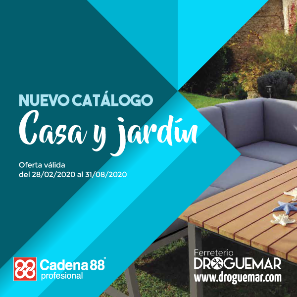 droguemar's tweet photo. Casi casi ya es primavera 🌻 y por eso #Cadena88 presenta su ¡Nuevo catálogo CASA Y JARDÍN! :) ¡Visítanos! #almeria #aguadulce #roquetasdemar #nuevocatalogo https://t.co/3aBWnhsleW