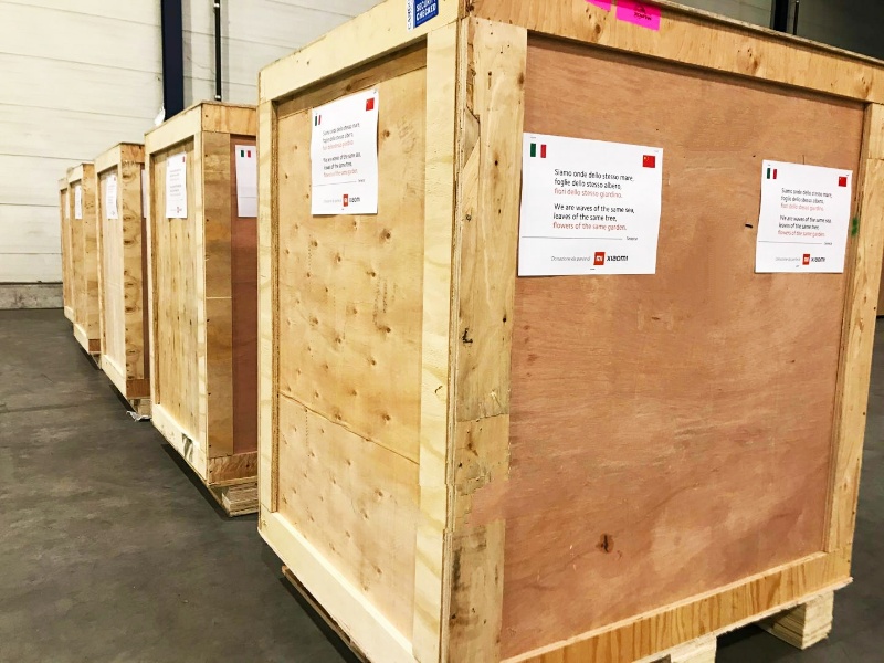 Xiaomi's tweet photo. #Xiaomi has donated supplies, including tens of thousands of masks, to Italy during this difficult time.

We entered the market less than two years ago and have continuously felt love and enthusiasm from everyone.

#NoMiWithoutYou https://t.co/NcEfSKw5FG