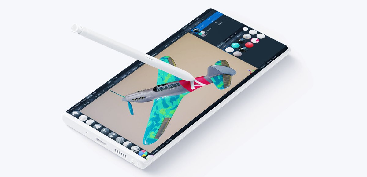 luboslenco's tweet image. ArmorPaint launches on Android - development builds are up, with support for pen pressure, touch, keyboard, mouse and mirroring to big screen. iPadOS will follow!