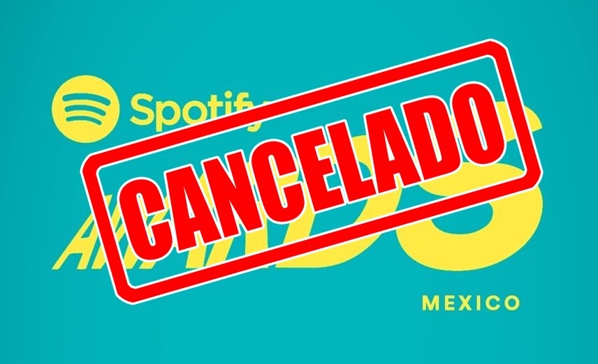 Elerror500's tweet photo. Nada esta cancelado, todo sigue igual... #secancelanlosspotifyawards https://t.co/88v3kfySNx