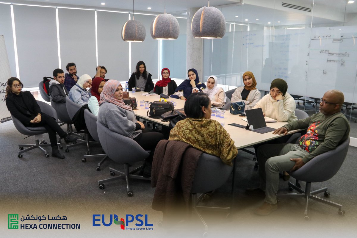 HexaConnection's tweet photo. Yesterday, Hexa Connection hosted TEA Time, an event focused on Technology and Entrepreneurship Awareness where 30 participants learnt from the experience of 4 Libyan speakers in each field, engaged in group discussions and networked.
#Stream #EU4PSL #HexaConnection #Libya https://t.co/9UYaKbEEcR