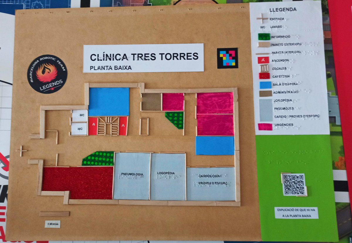 FllLegends's tweet photo. We continue with our project adding the escale and navilens system. Continuem el nostre projecte afegint l'escala i el sistema navilens.
#project #STEAM #fll @firstlegoleague @FLLSpain #fllbcn @CosmoCaixa @la_UPC @EEBE_UPC #blind #FelizJueves @barcelona_cat https://t.co/iP3JkJMSRu