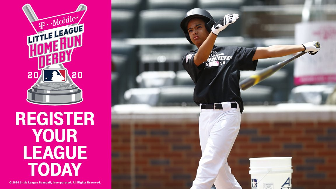 LittleLeague's tweet photo. Going, going, gone! Register your league for the 2nd annual @TMobile Little League Home Run Derby today! ⚾️🥎 #LLHomeRunDerby https://t.co/8hyA8IjlH8 https://t.co/BTYdtu6zV5