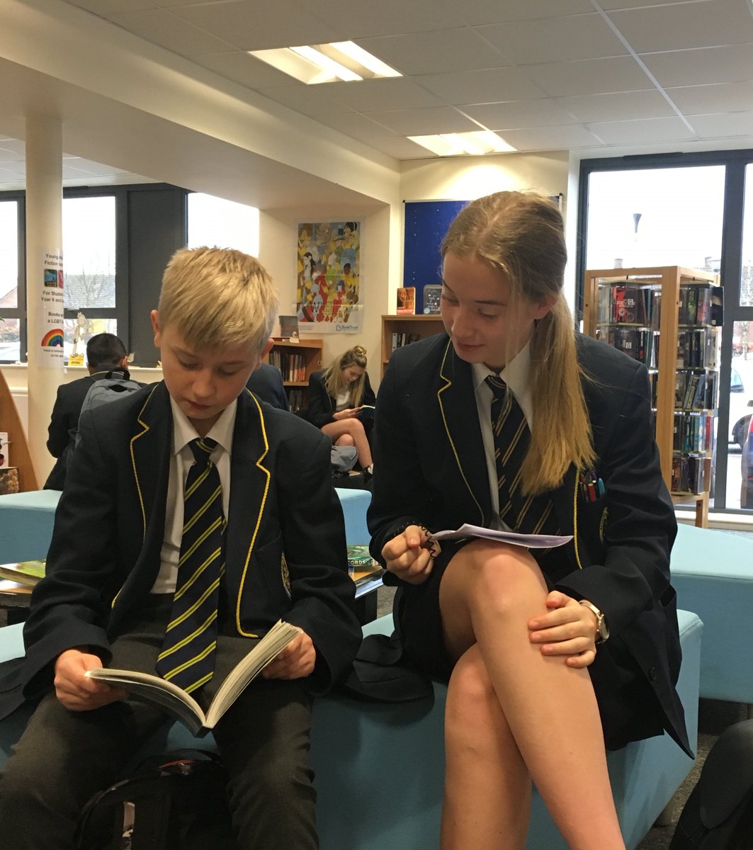 SRA_StAlbans's tweet photo. Secondary students celebrating World Book day with some morning reading!📚📖📖 #WorldBookDay2020 https://t.co/gotKRMM8DF