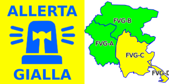 ProtCivReg_FVG's tweet photo. #AllertameteoFVG ALLERTA REG. 3/2020: DALLE ORE 00 ALLE 12 DEL 06/03 ALLERTA GIALLA SU ZONE FVG-C E FVG-D PER VENTO FORTE, PIOGGE LOC. INTENSE, MAREGGIATE E POSSIB. ACQUA ALTA
 https://t.co/hNbbF1LRQl https://t.co/mndHj6t5Ou