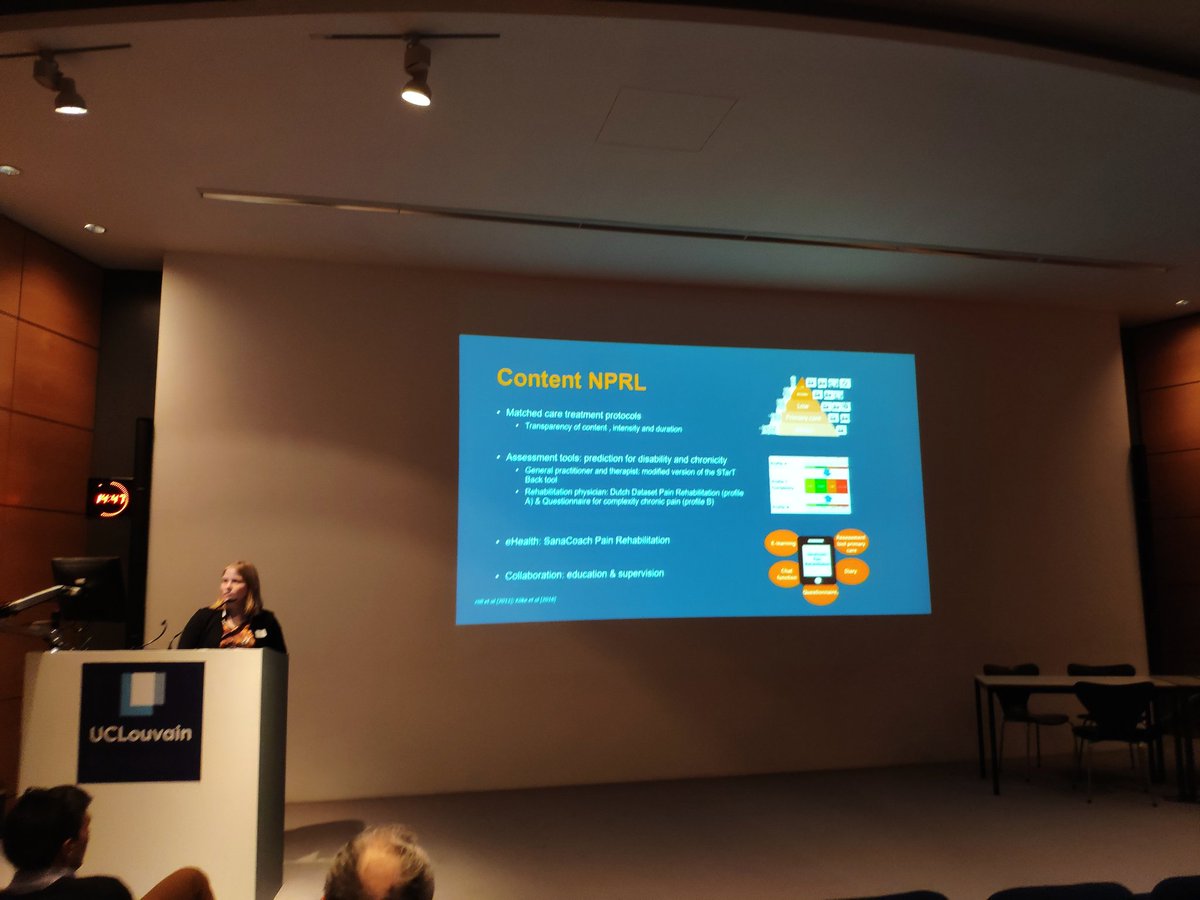 Very interesting presentation by <a href="/CynthiaLamper/">Cynthia Lamper</a> on <a href="/NetwerkPijnRev/">NetwerkPijnrev.Lim.</a> , a multidisciplinary chronic pain rehab Network based on biopsychosocial interventions! Great job!! You might find this interesting <a href="/adfurlan/">Andrea D. Furlan MD PhD PM&R</a> !