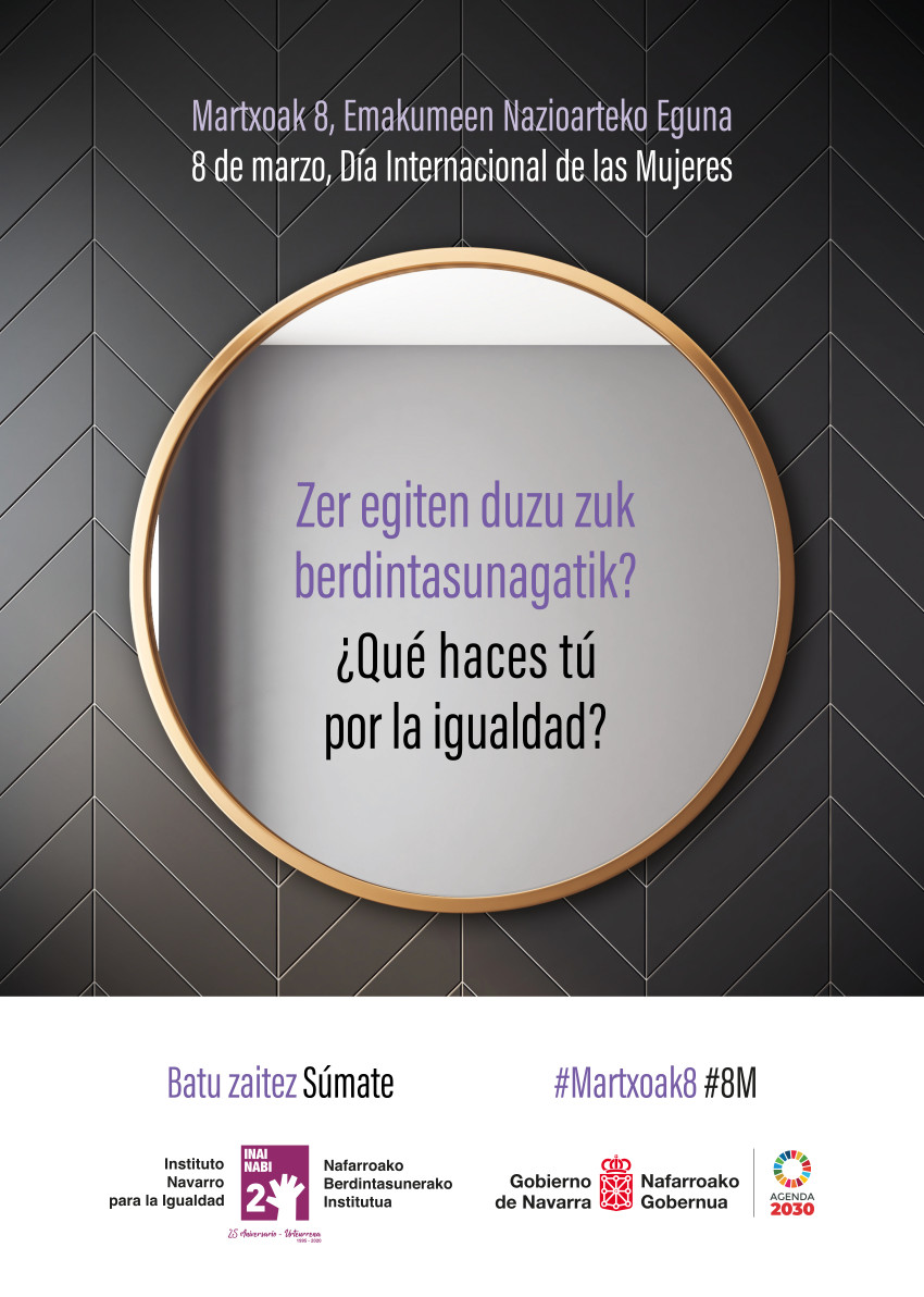 salud_na's tweet photo. 🗣️ “La igualdad de género ha de ser una realidad vivida” (#cita: Michelle Bachelet)

Por una igualdad desde la #infancia #BuenTrato #TratuOna. Mañana, súmate al #8M #Martxoak8M @igualdad_na

¿Te has preguntado… qué haces tú por la igualdad? 

➡️ https://t.co/secV25caM3 https://t.co/MN1fciJCk8
