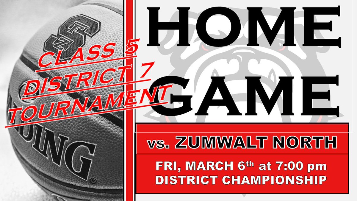 FZSHoops's tweet photo. Class 5 District 7 Tournament Championship
🏀  SOUTH vs. @FZNbasketball 
📅  3/6/2020
⏲️  7:00 pm
📍    Fort Zumwalt South H.S.
📱    @ZumSouth 
https://t.co/X9oC8Pa0VS https://t.co/ZVFn4vcy3v